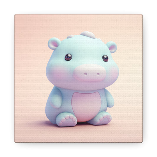 Canvas Gallery Wraps Hippo 1