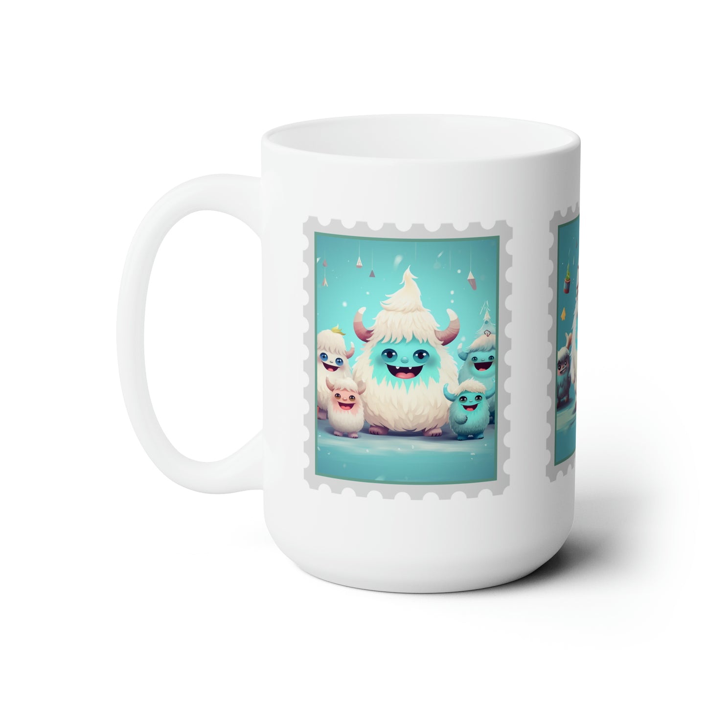 Ceramic Mug 15oz Yeti Kin Party 1-3