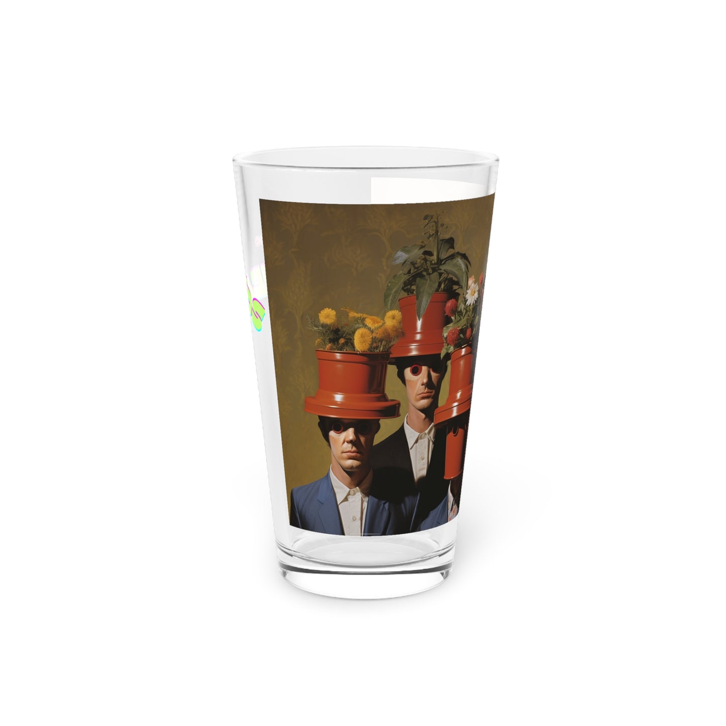 Vaso de pinta, 16 oz the Pot Heads