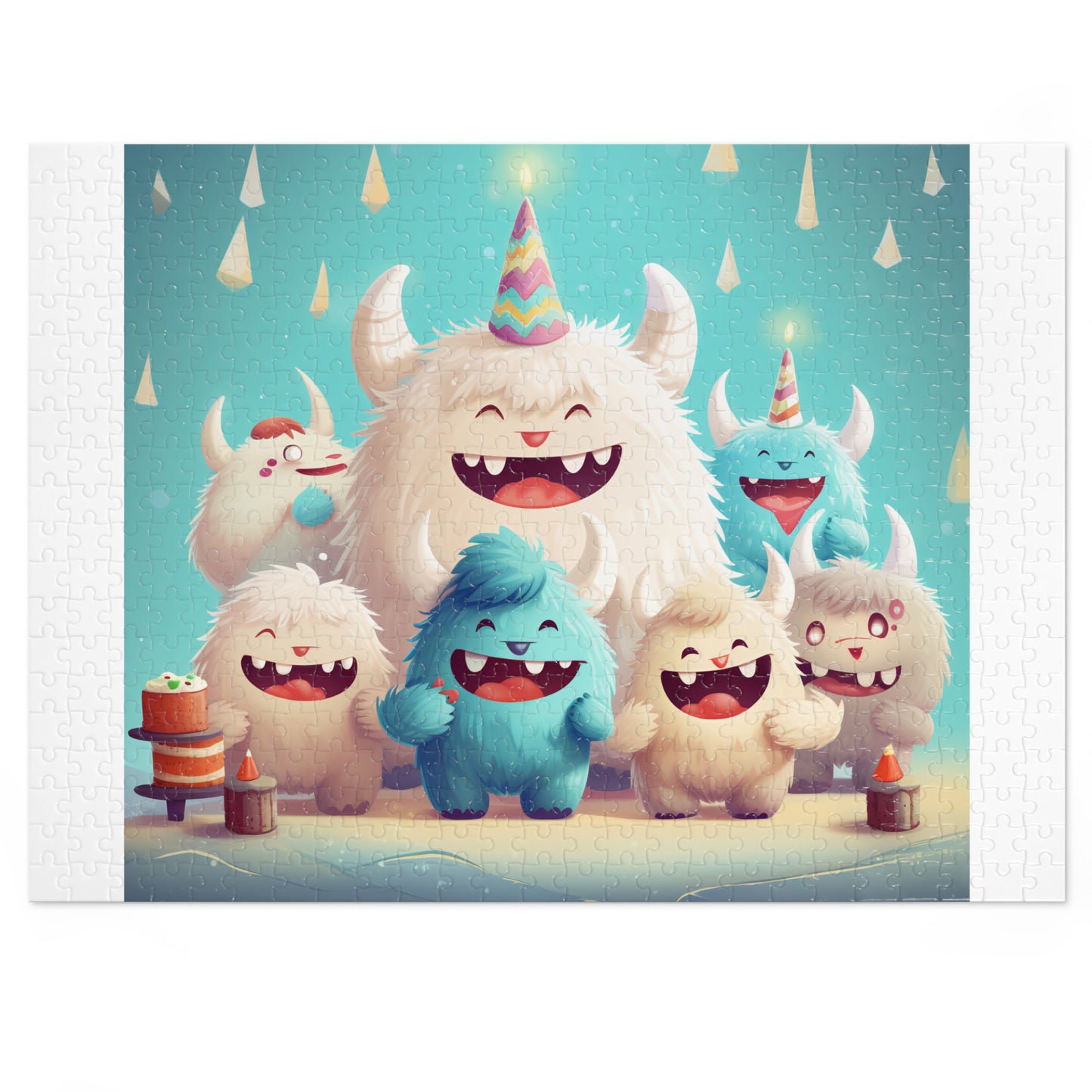 Jigsaw Puzzle (30, 110, 252, 500,1000-Piece) Yeti Kin Party 9