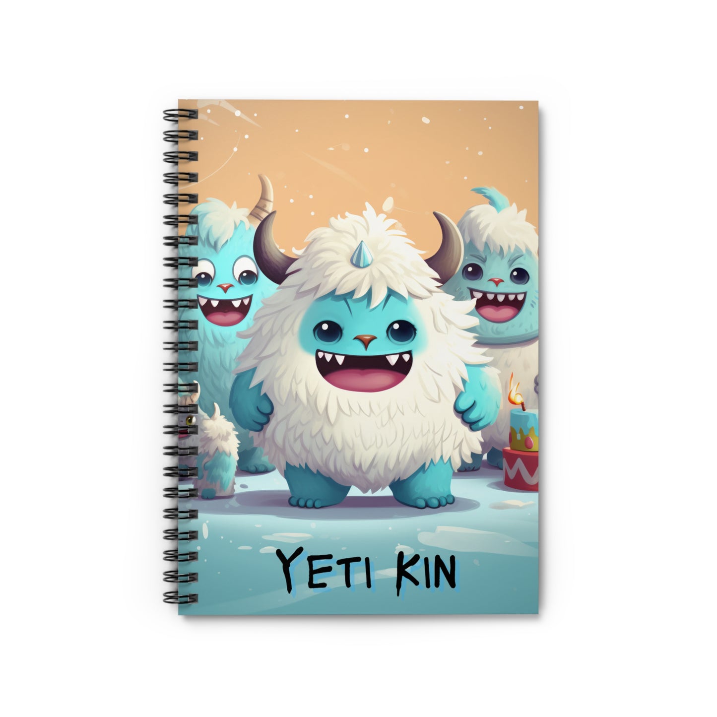 Spiral Notebook - Ruled Line Yeti Kin... Party 5