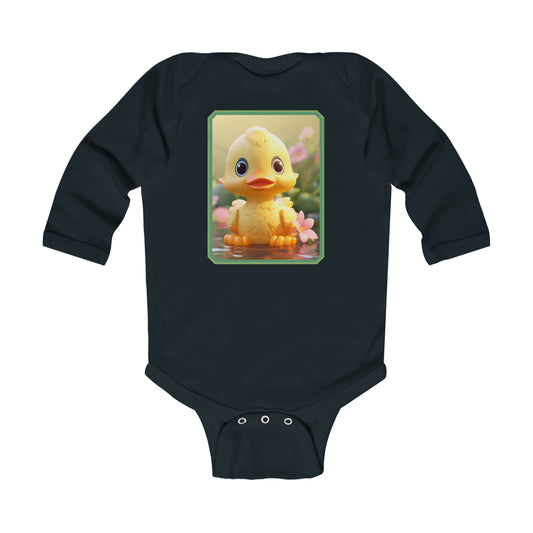 Infant Long Sleeve Bodysuit Duck 1