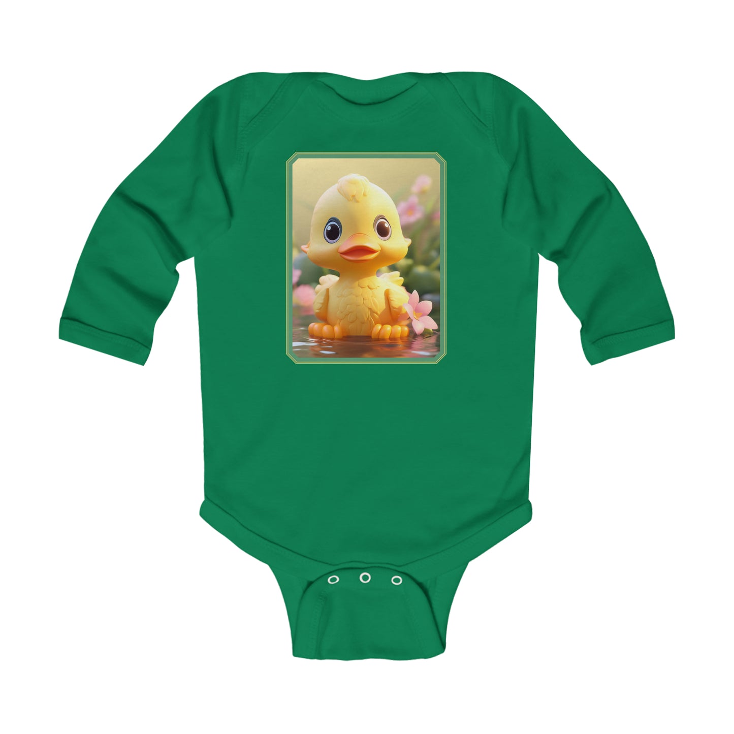 Body Infantil Manga Larga Pato 1