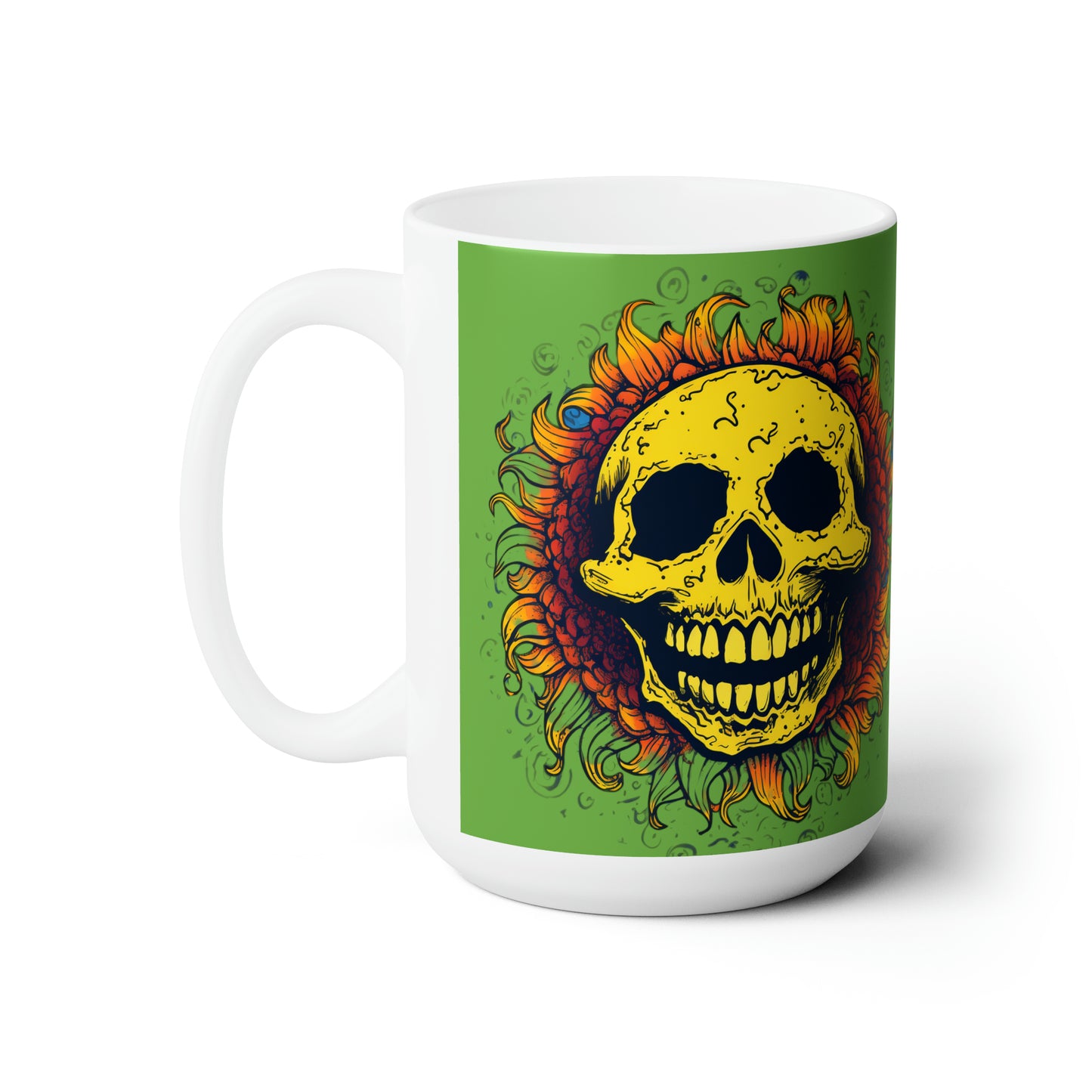 Ceramic Mug 15oz uh... you are you gratefully (green)