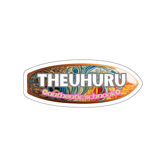 TheUhuru Schnook Surfboard Kiss-Cut Sticker