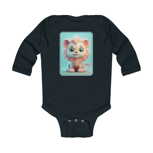 Infant Long Sleeve Bodysuit Lion 2