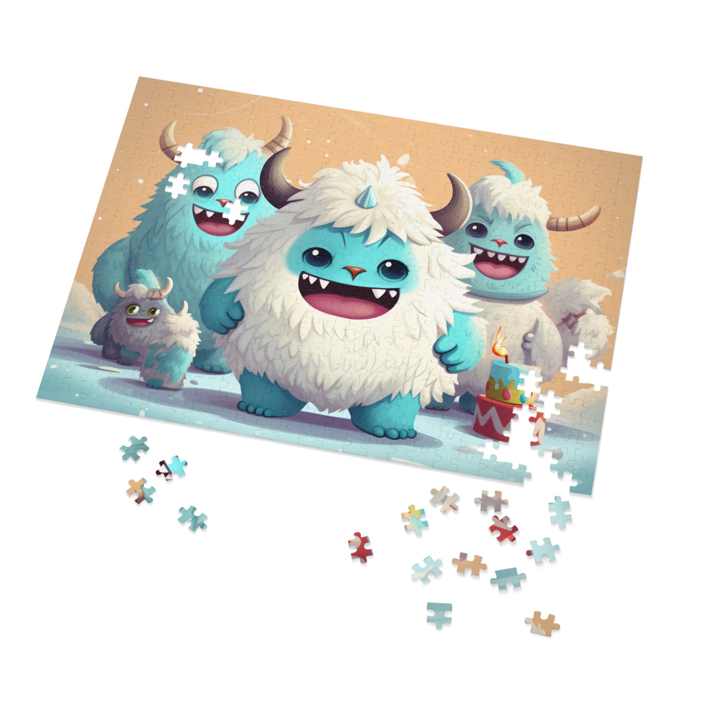 Jigsaw Puzzle (30, 110, 252, 500,1000-Piece) Yeti Kin Party 5