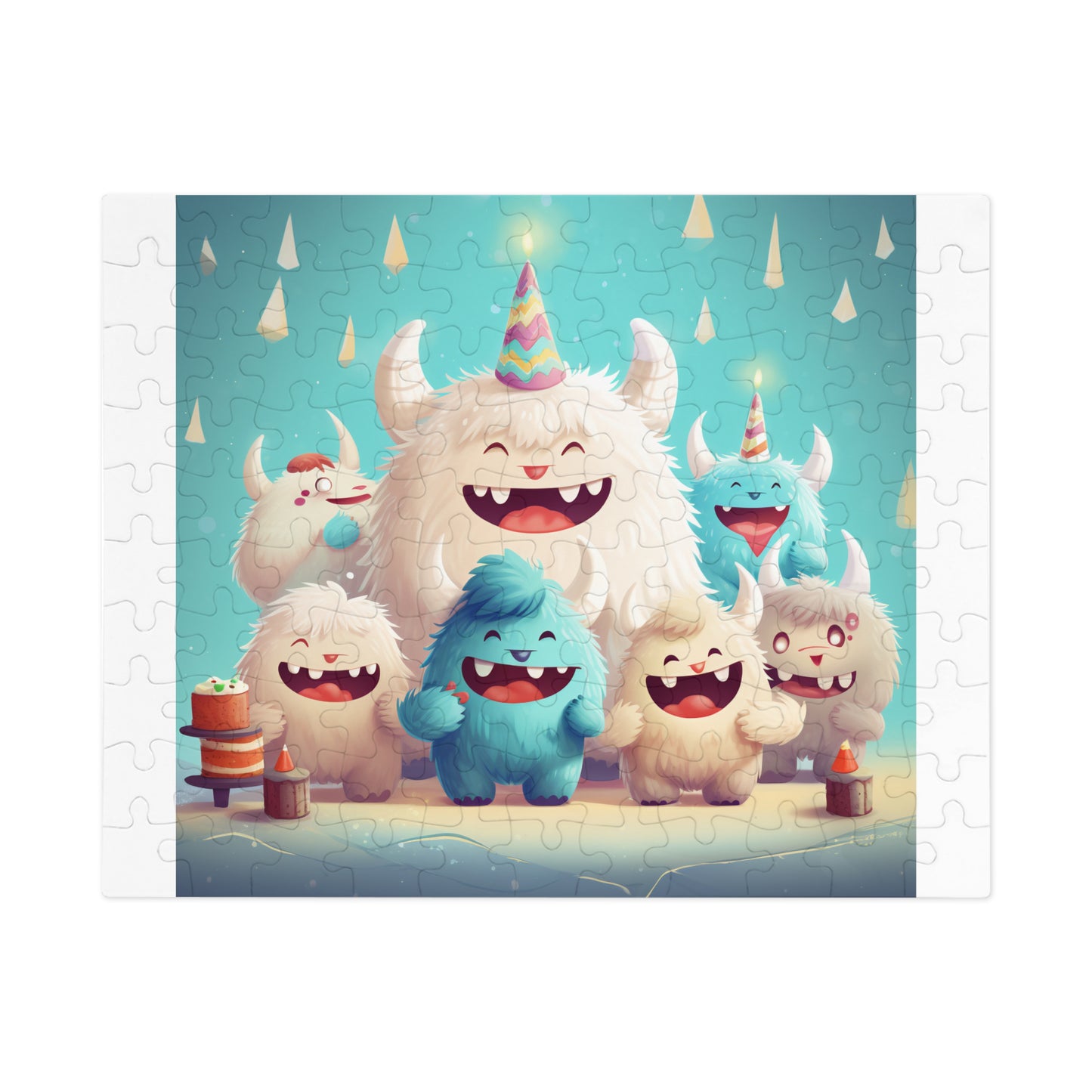 Jigsaw Puzzle (30, 110, 252, 500,1000-Piece) Yeti Kin Party 9