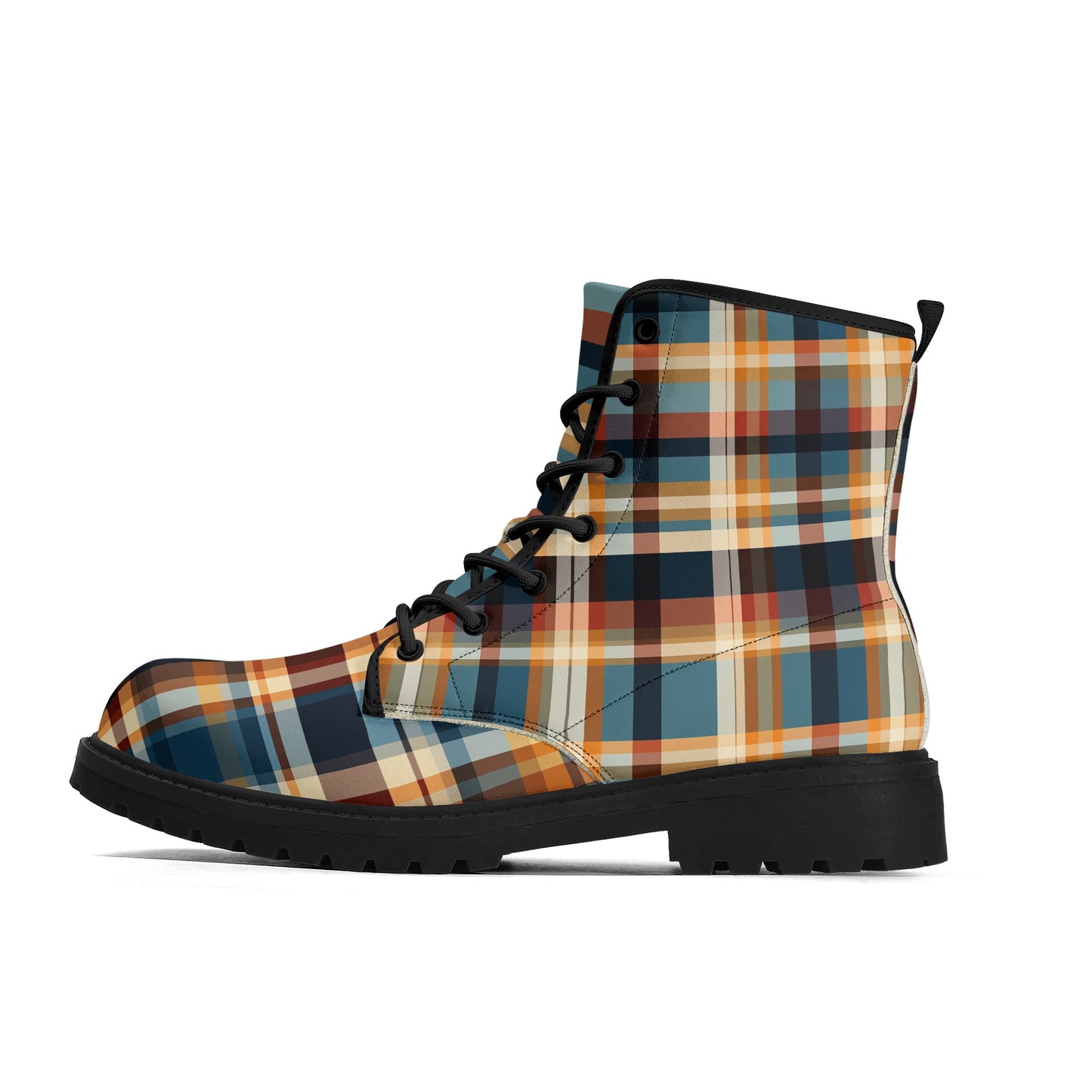 Tipitapa Plaid Men's Leather Boots