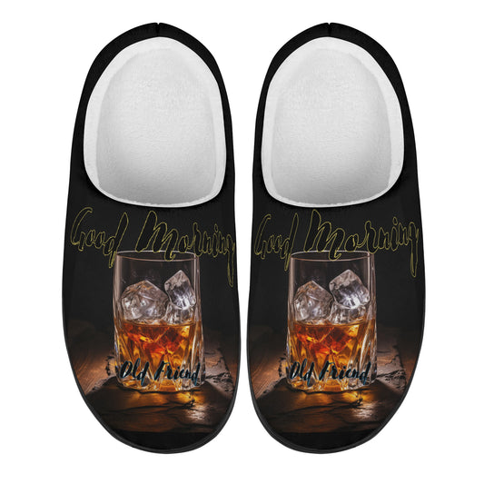 Booze Across America Unisex Rubber-Soled Slippers