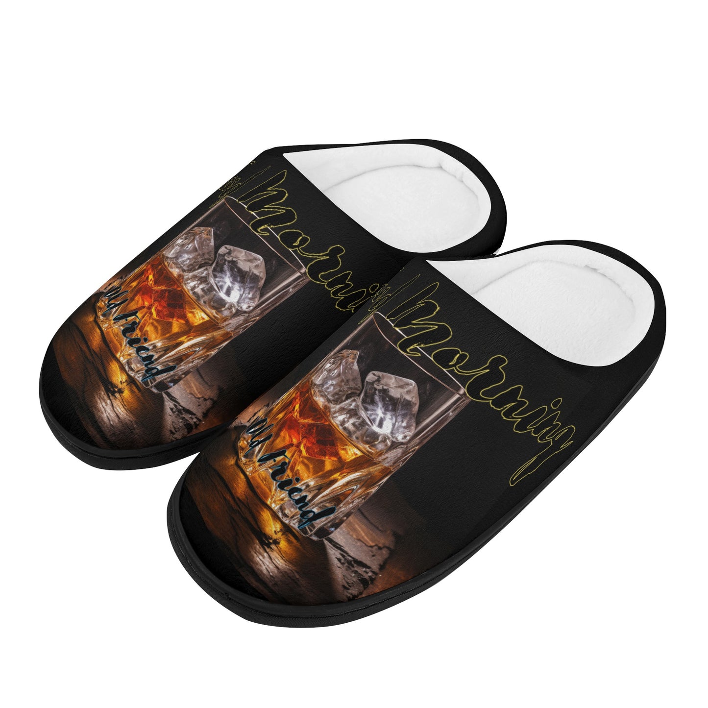 Booze Across America Pantuflas unisex con suela de goma