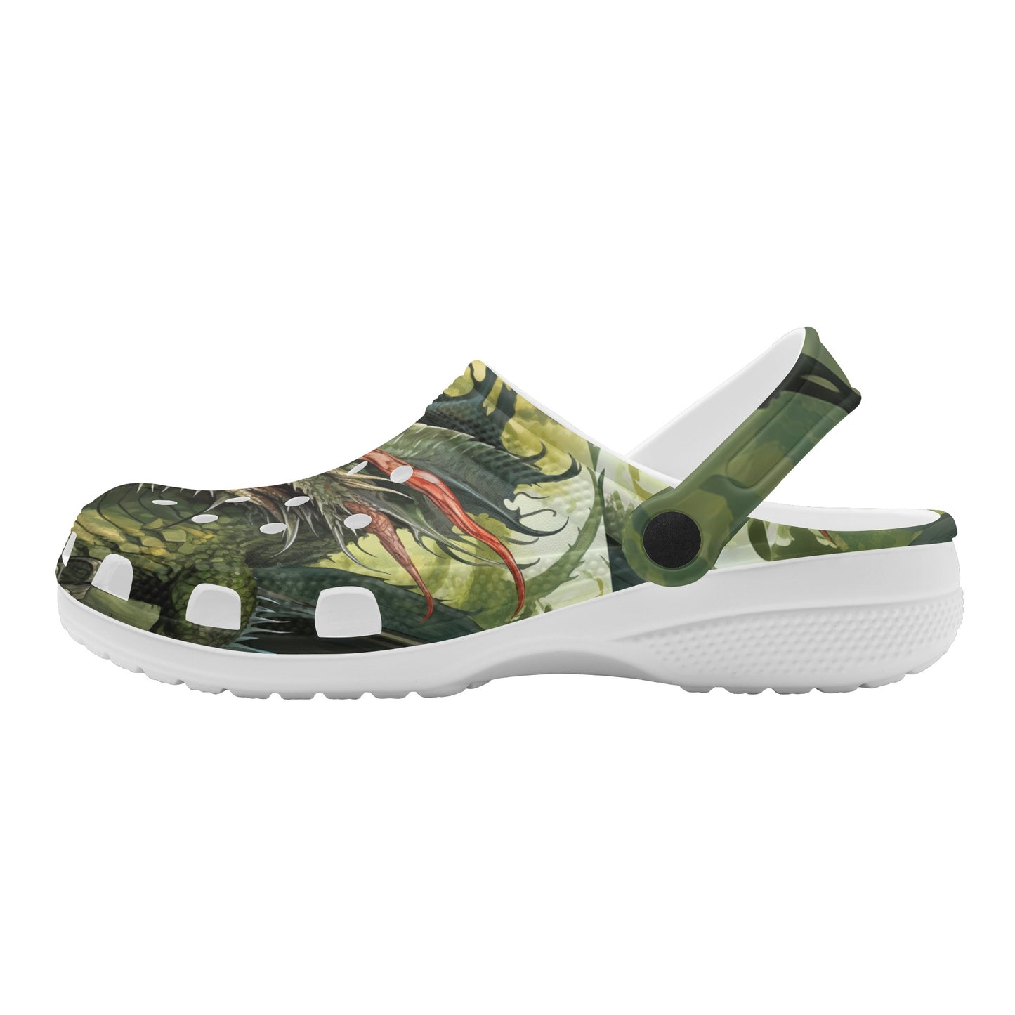 Jabberwocky Dragon Men's Clogs