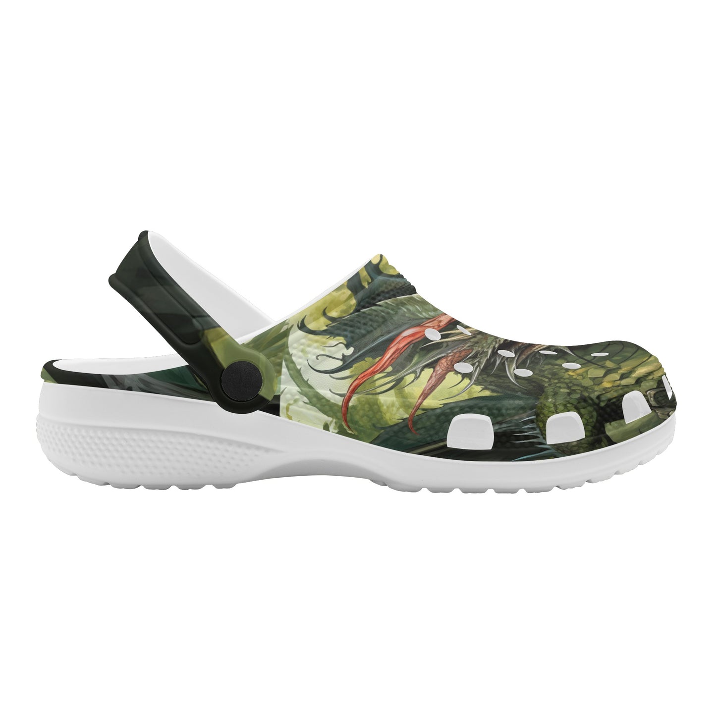 Jabberwocky Dragon Men's Clogs