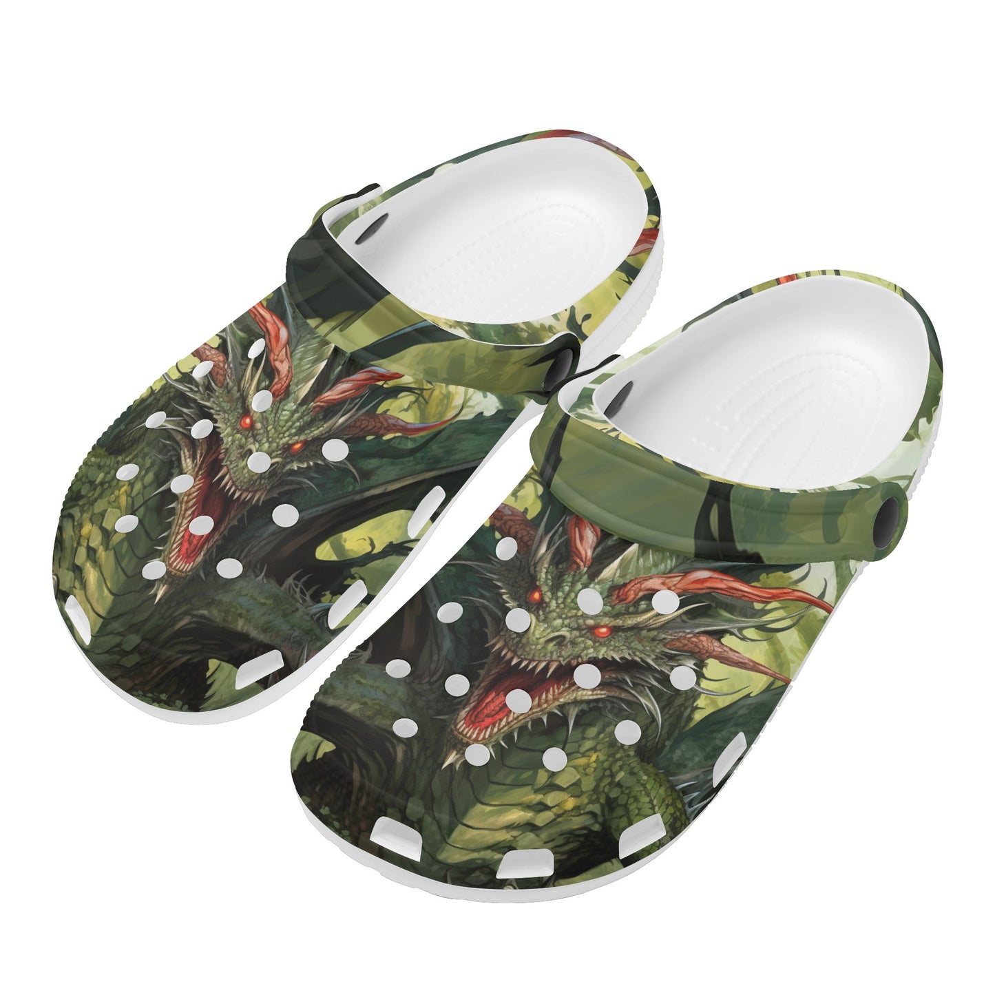 Jabberwocky Dragon Men's Clogs