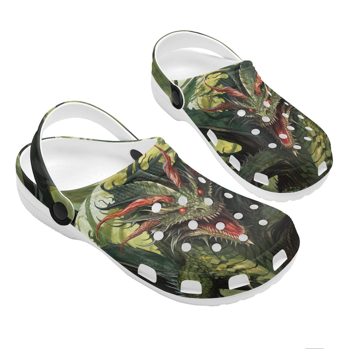 Jabberwocky Dragon Men's Clogs