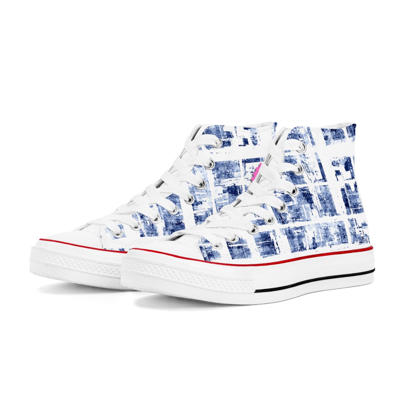 Blueberry High Top Canvas Shoes Womens