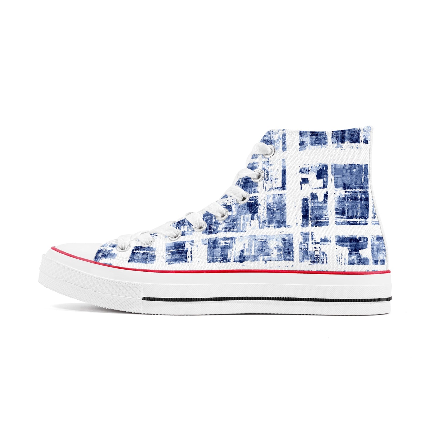 Blueberry High Top Canvas Shoes Womens