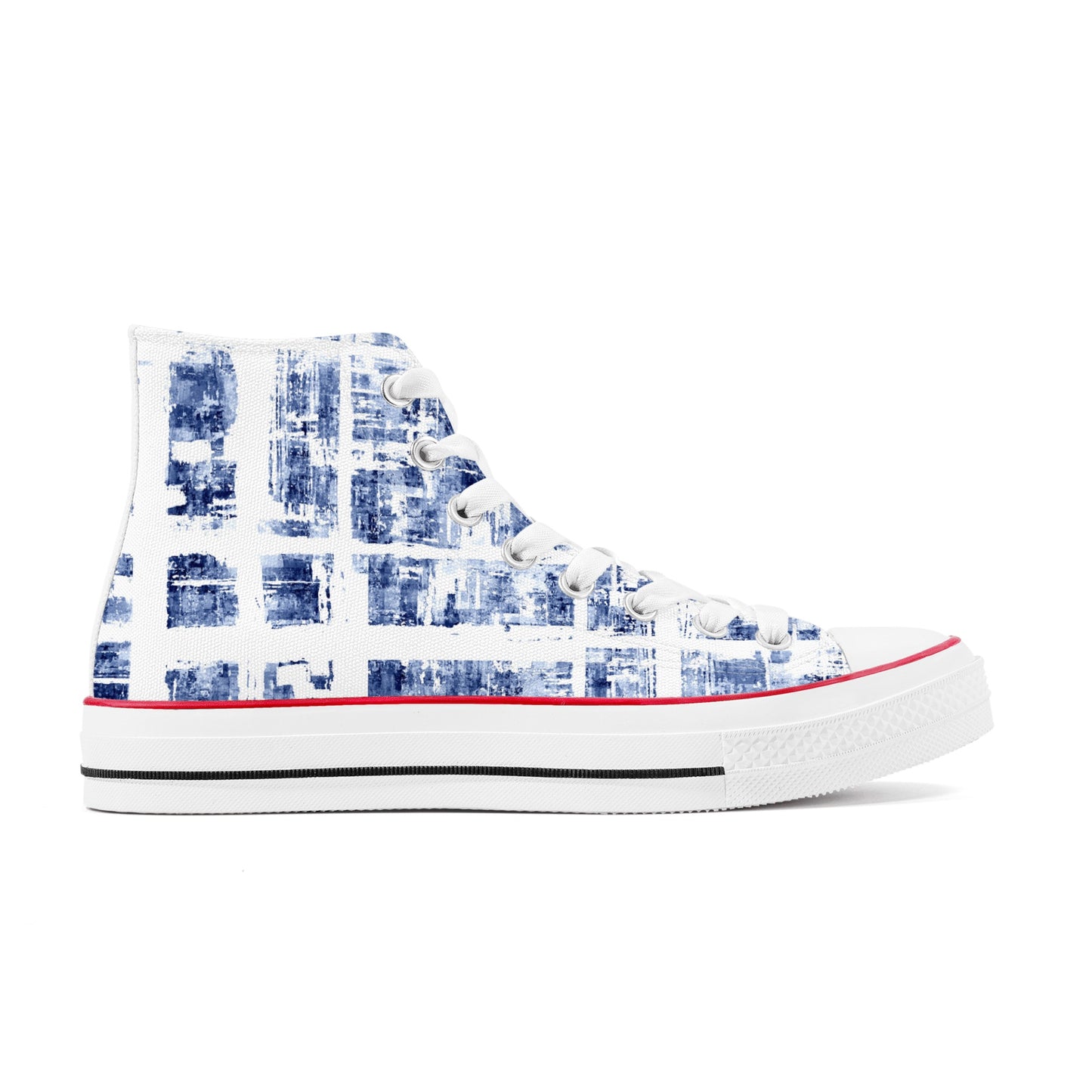 Blueberry High Top Canvas Shoes Womens