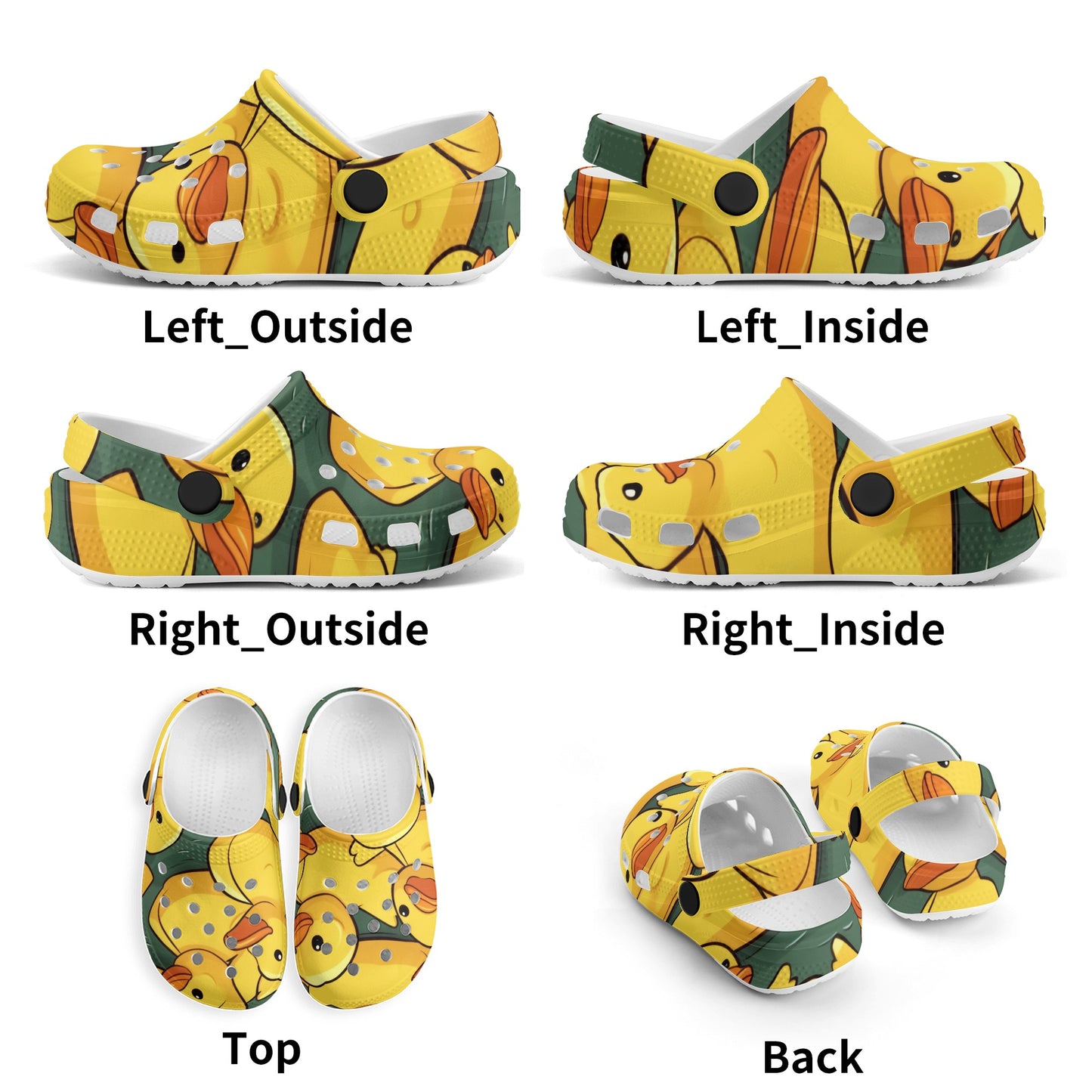 Rubber Duckies Kids' Clogs