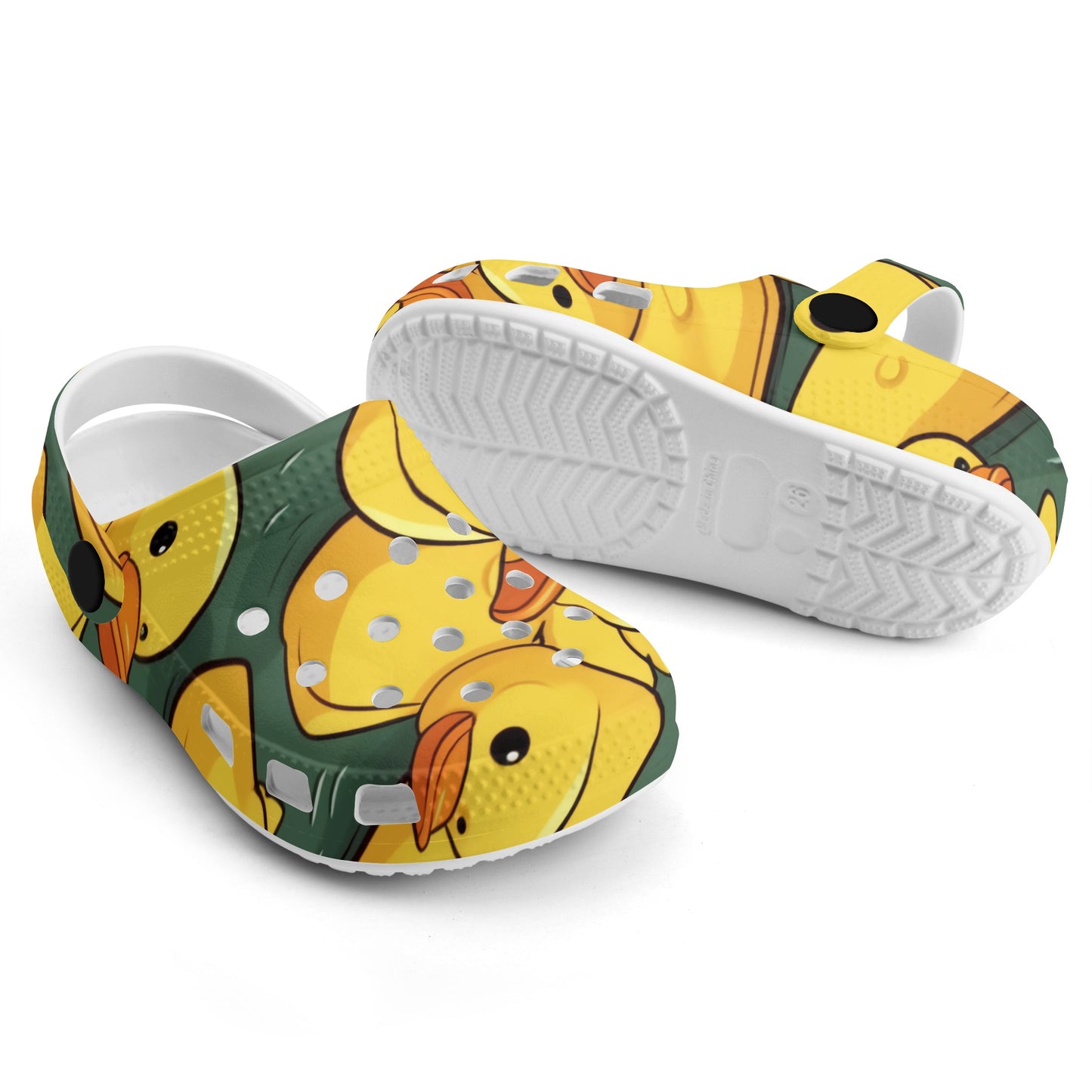 Rubber Duckies Kids' Clogs