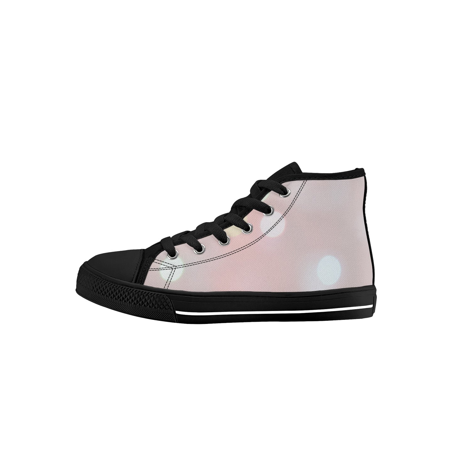 City Lights Kids' High Top Canvas Shoes