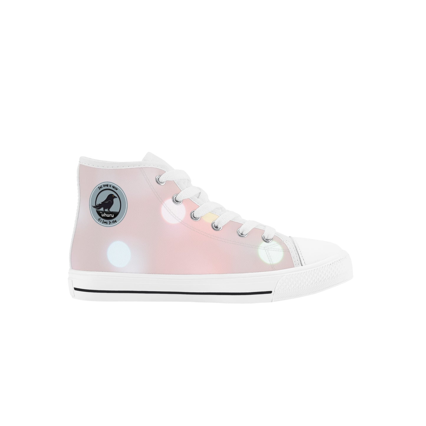 City Lights Kids' High Top Canvas Shoes