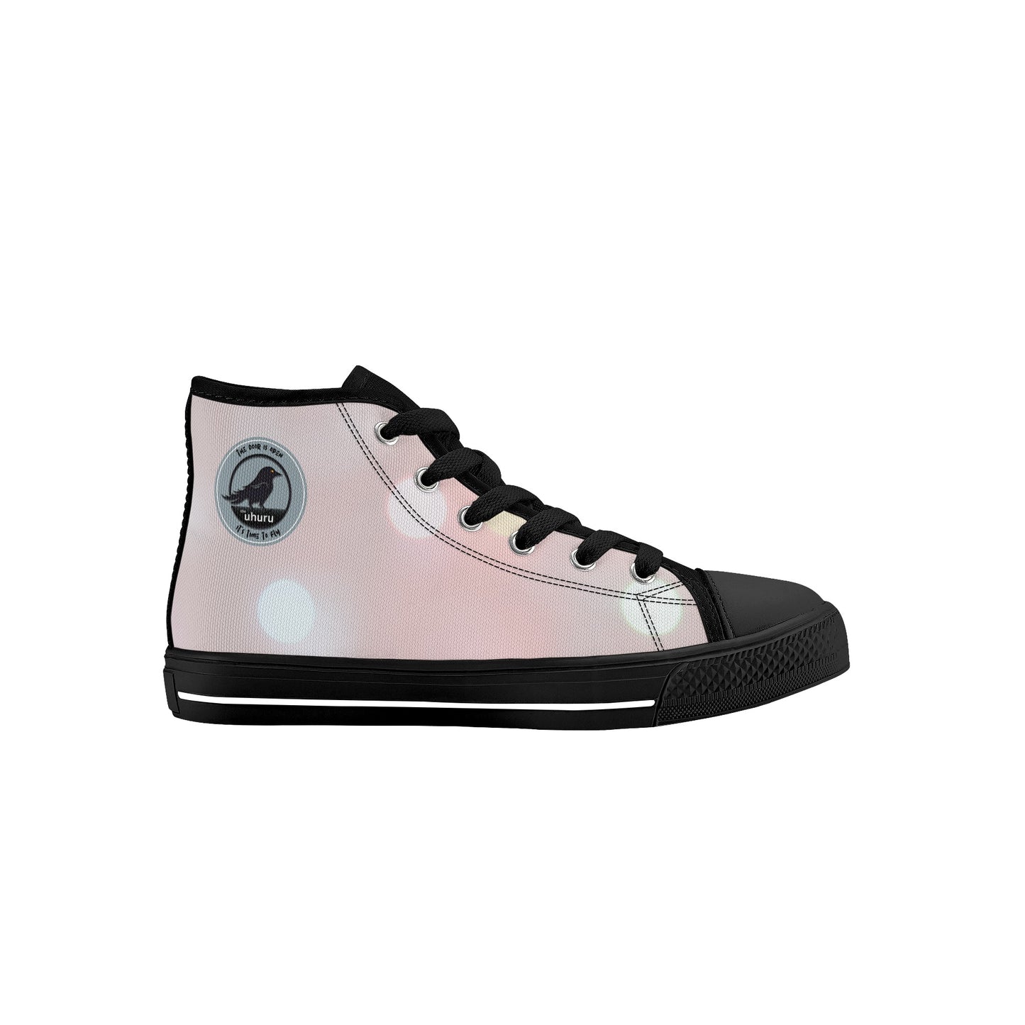 City Lights Kids' High Top Canvas Shoes