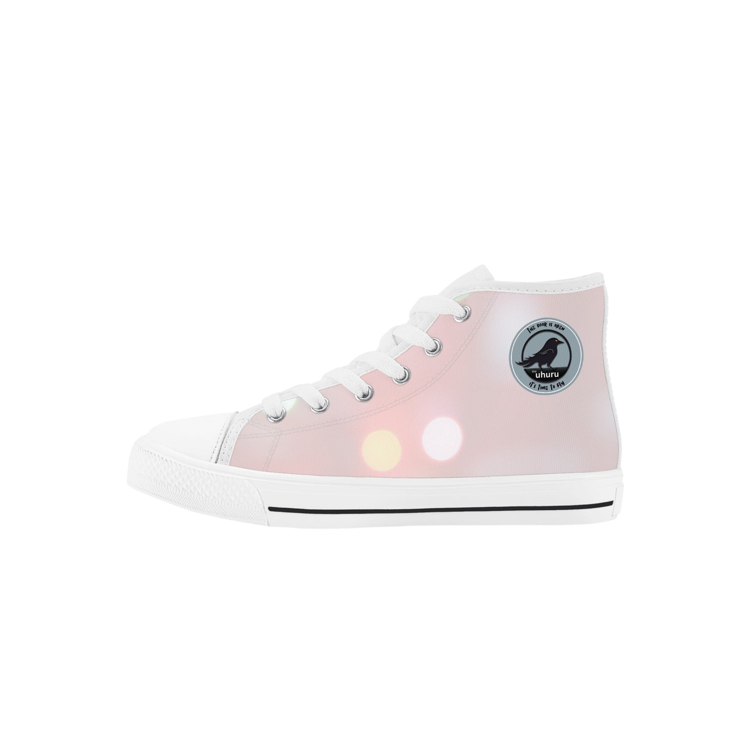 City Lights Kids' High Top Canvas Shoes