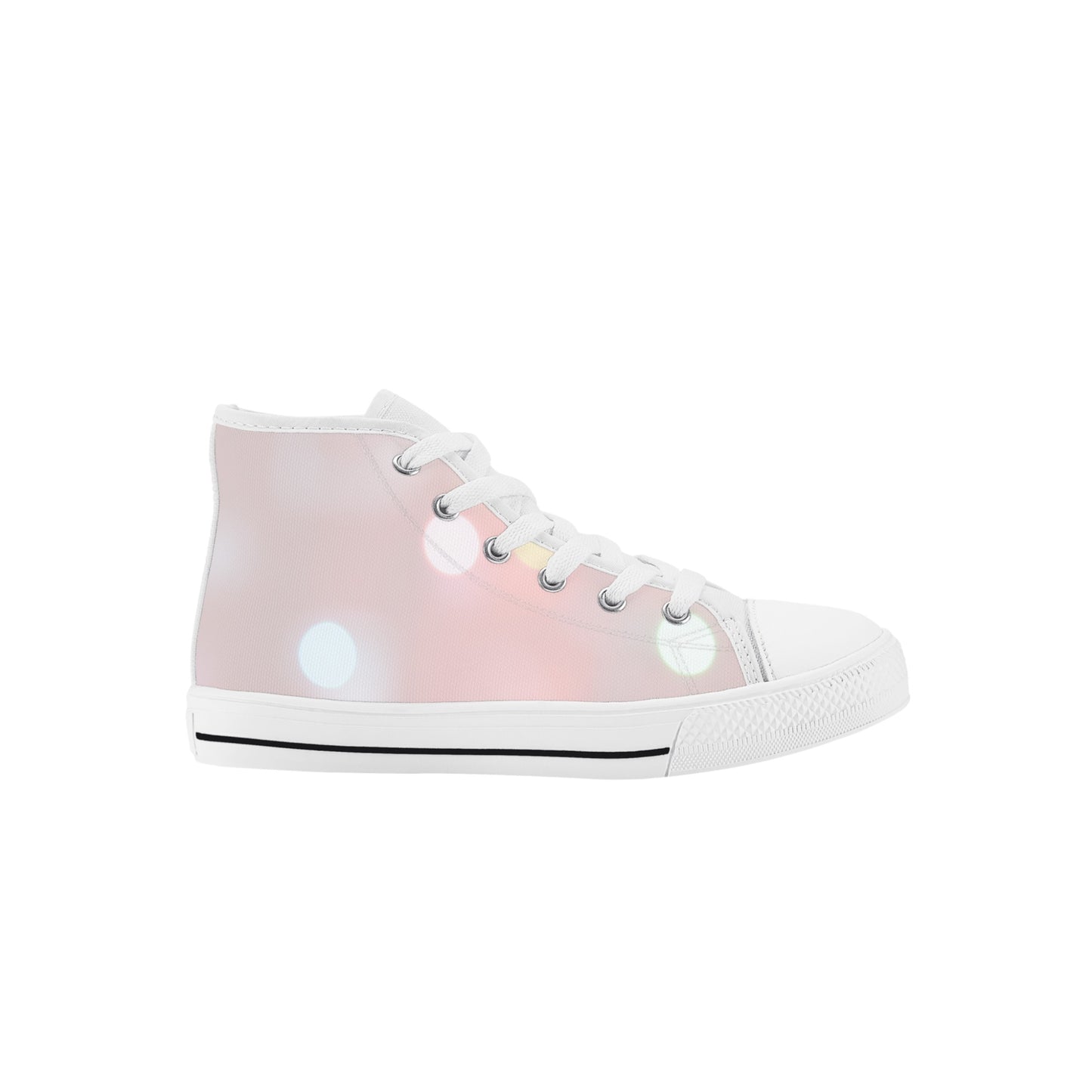 City Lights Kids' High Top Canvas Shoes