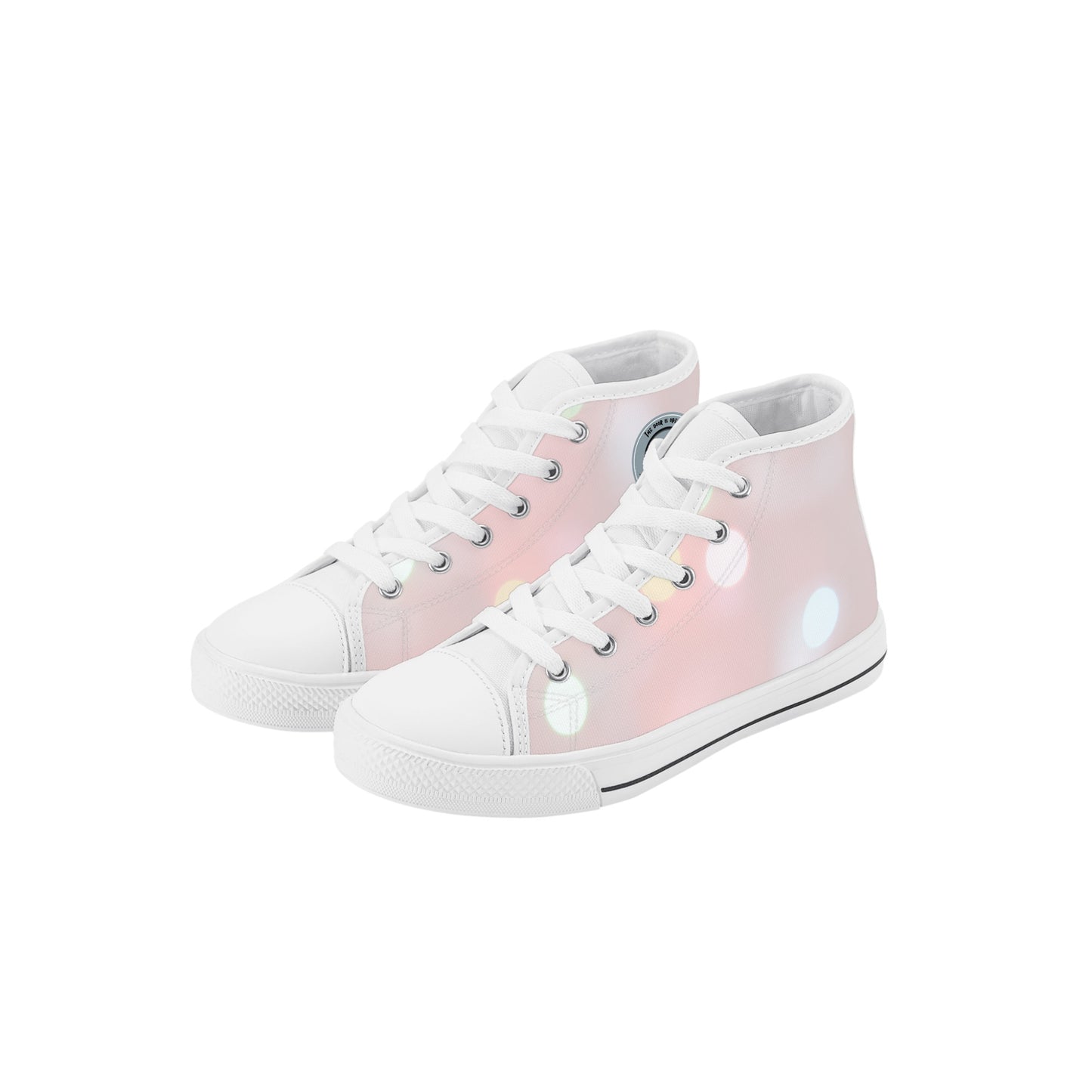 City Lights Kids' High Top Canvas Shoes