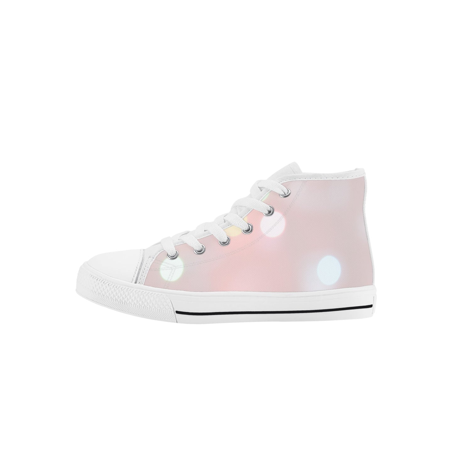 City Lights Kids' High Top Canvas Shoes