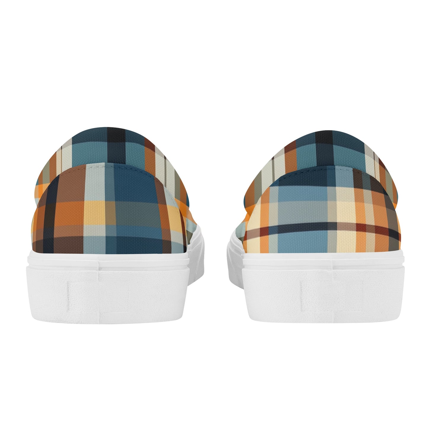 Plaid-ington Square Men's Slip-On Shoes