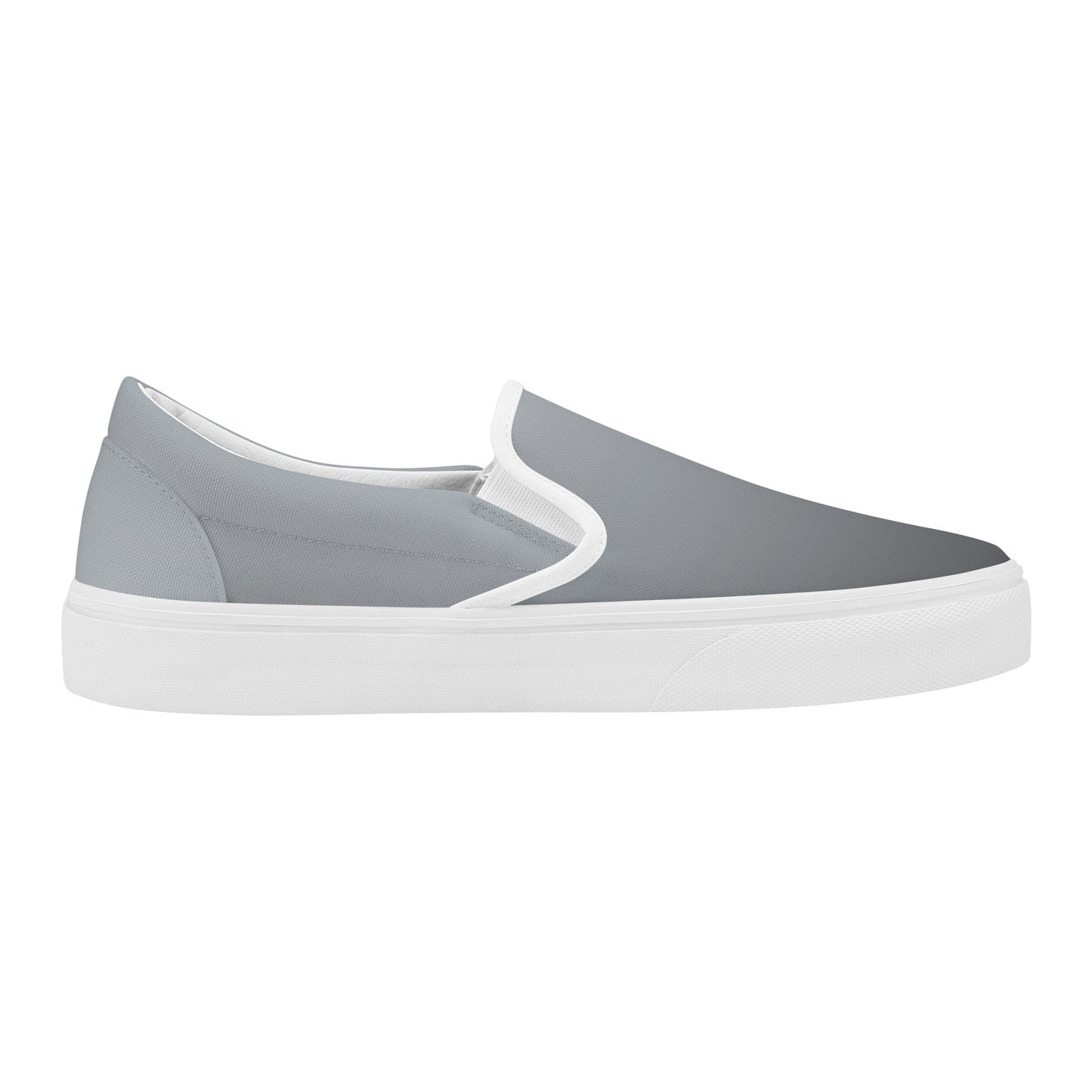 Grey Fade Women's Skate Slip-On Shoes