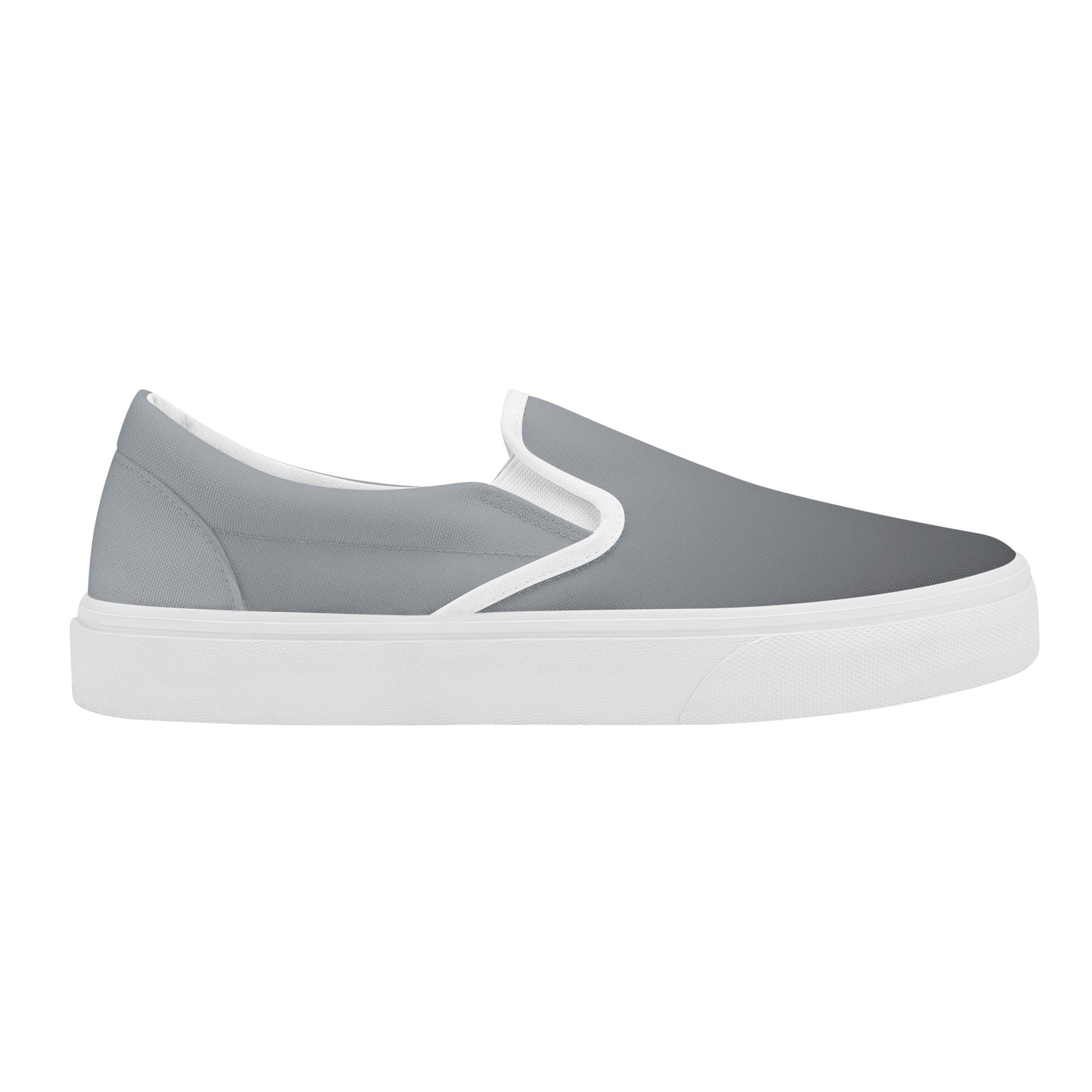 Grey Fade Women's Skate Slip-On Shoes