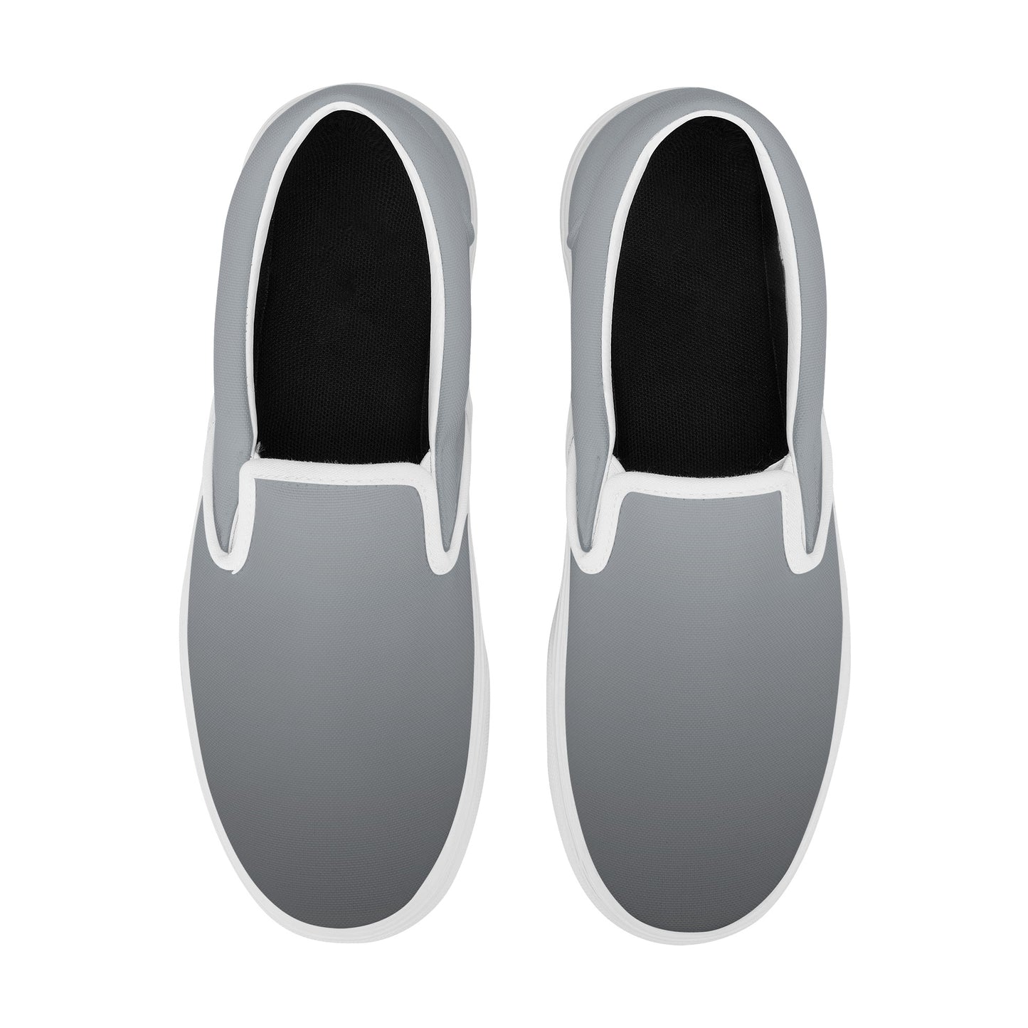 Grey Fade Women's Skate Slip-On Shoes