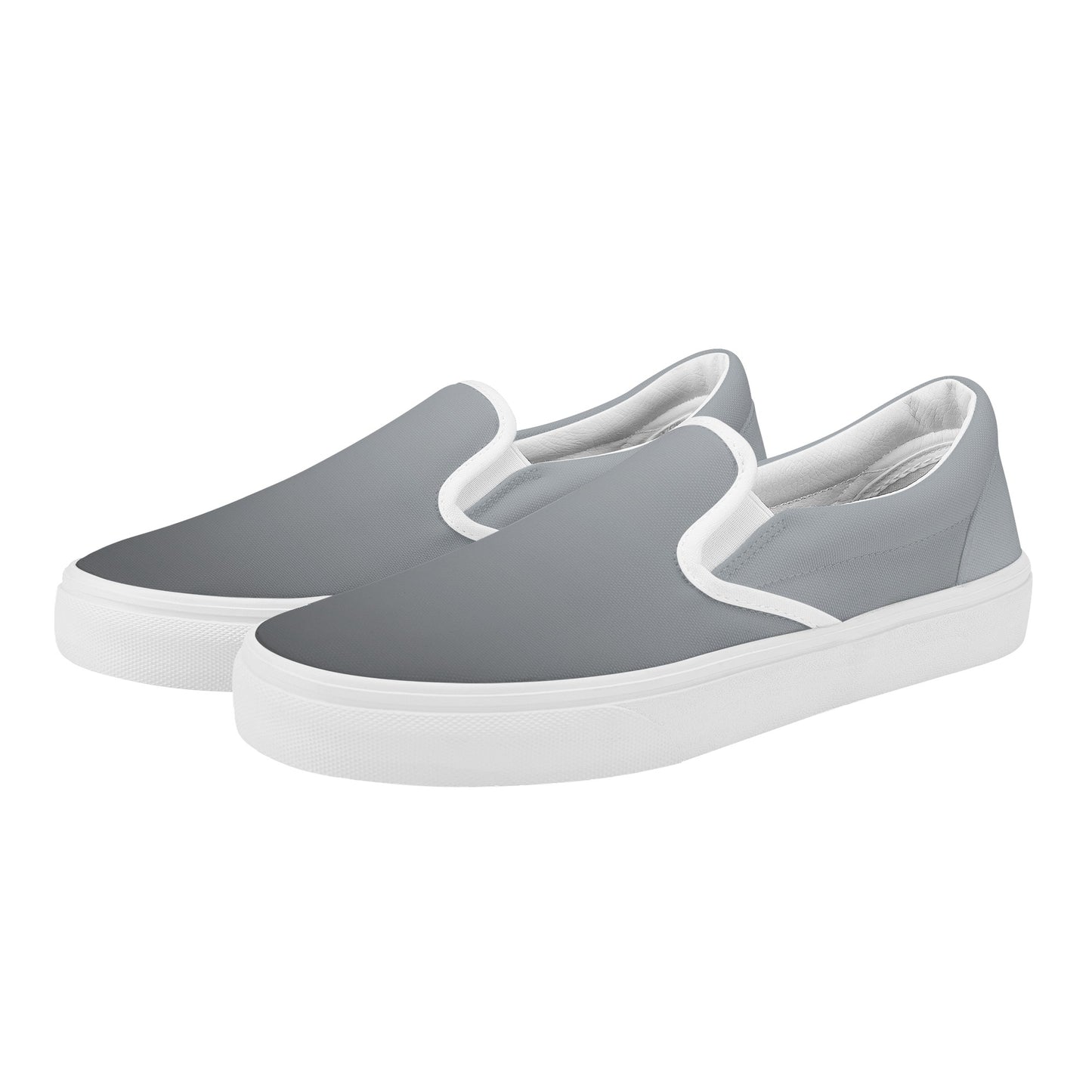 Grey Fade Women's Skate Slip-On Shoes