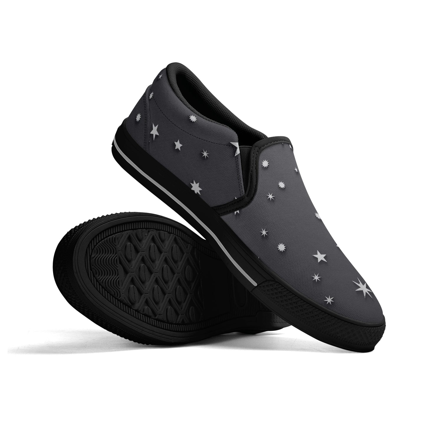 Stars (3D Stars) Women's Slip-On Shoes