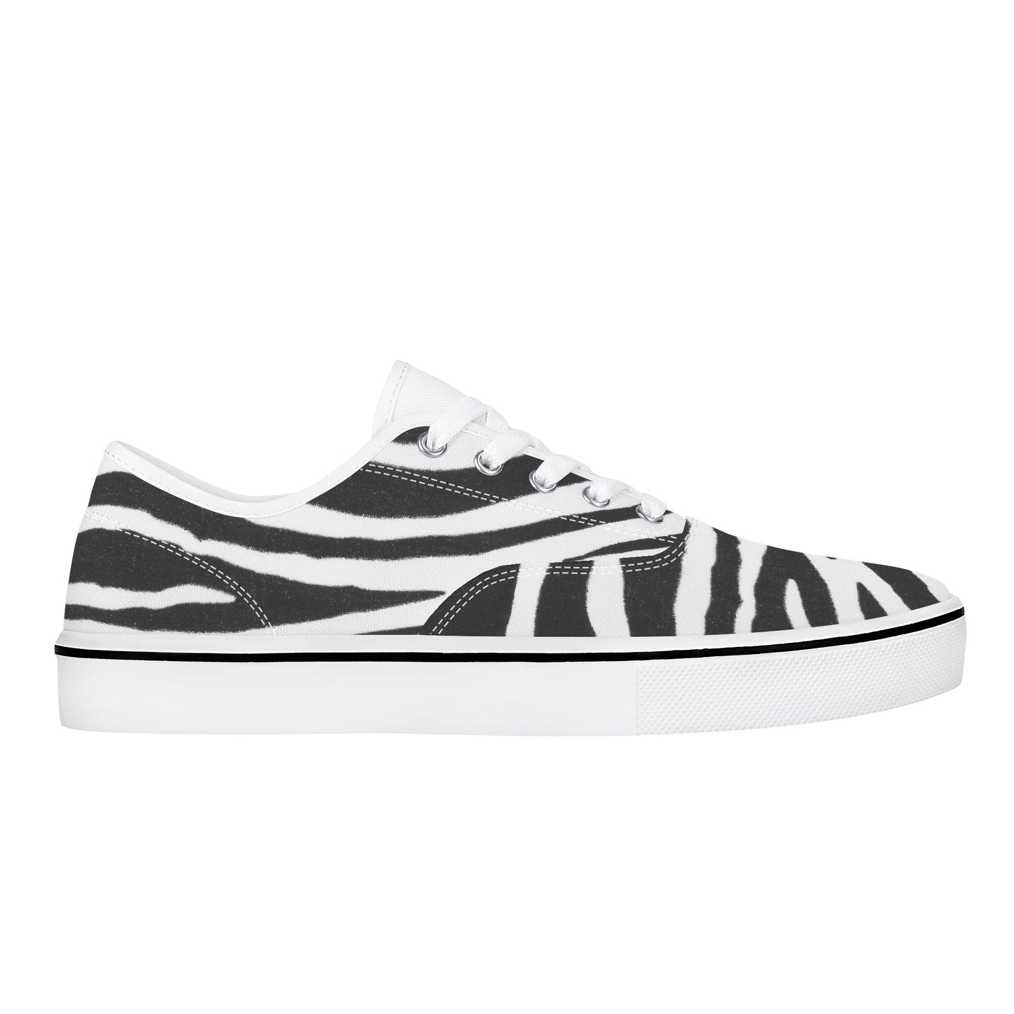 Zebra Print Women's Skate Shoes