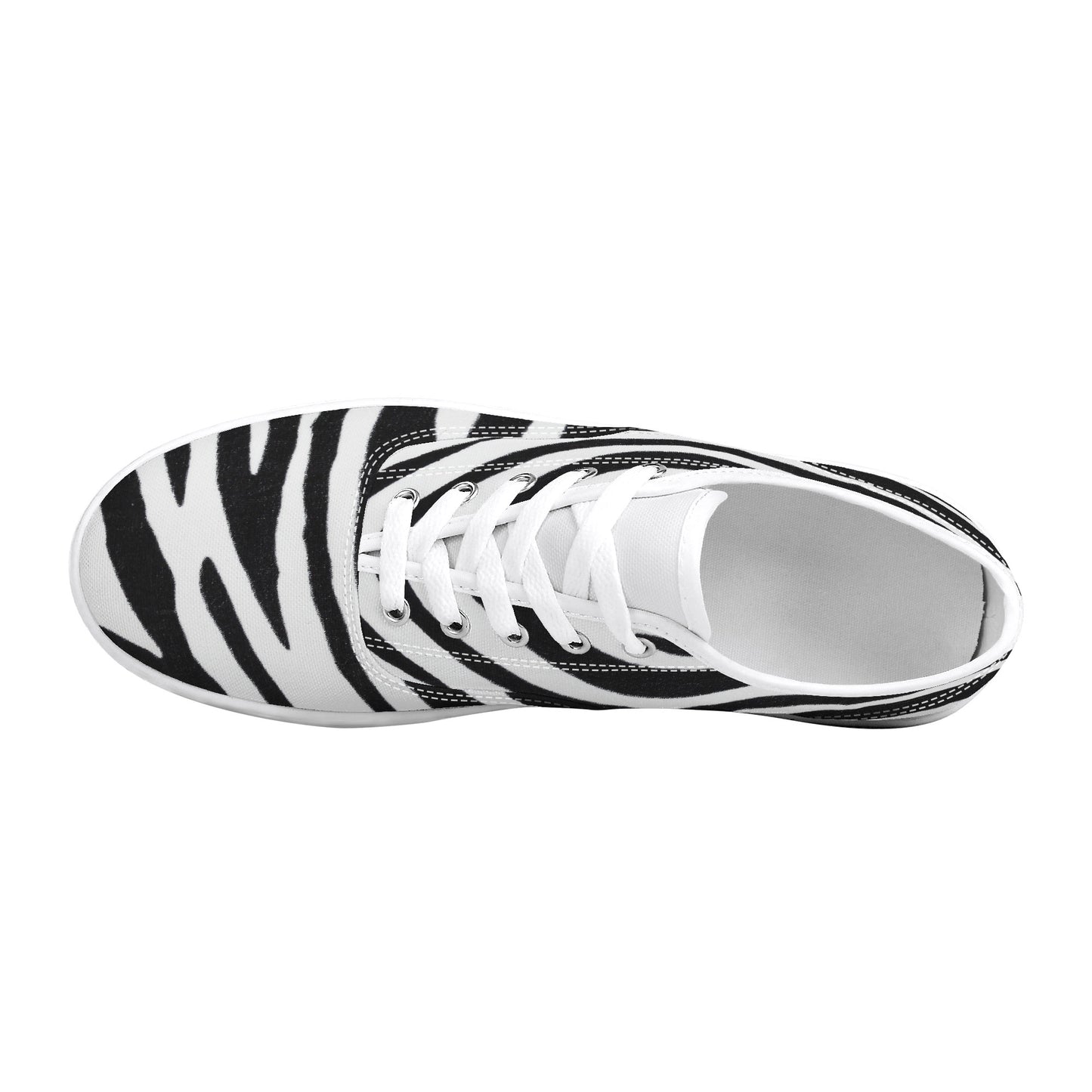 Zebra Print Women's Skate Shoes