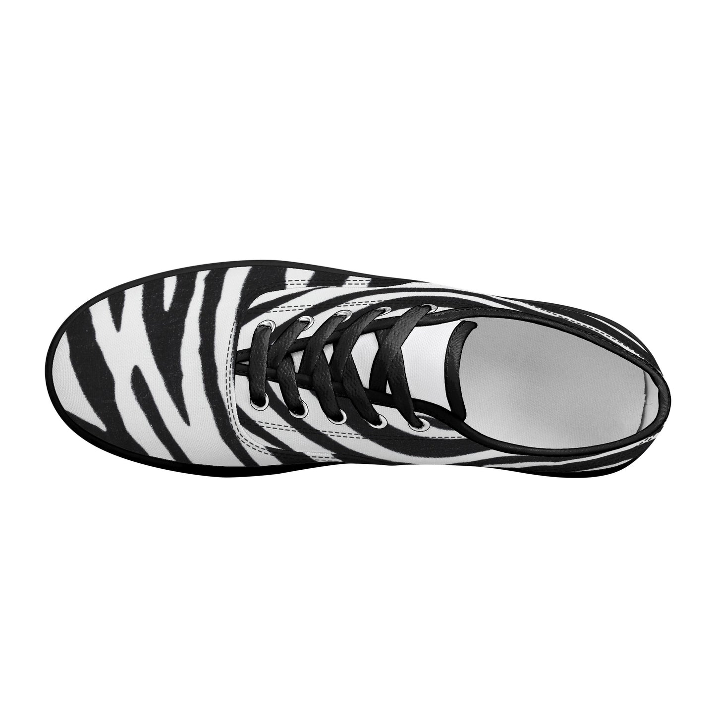 Zebra Print Women's Skate Shoes