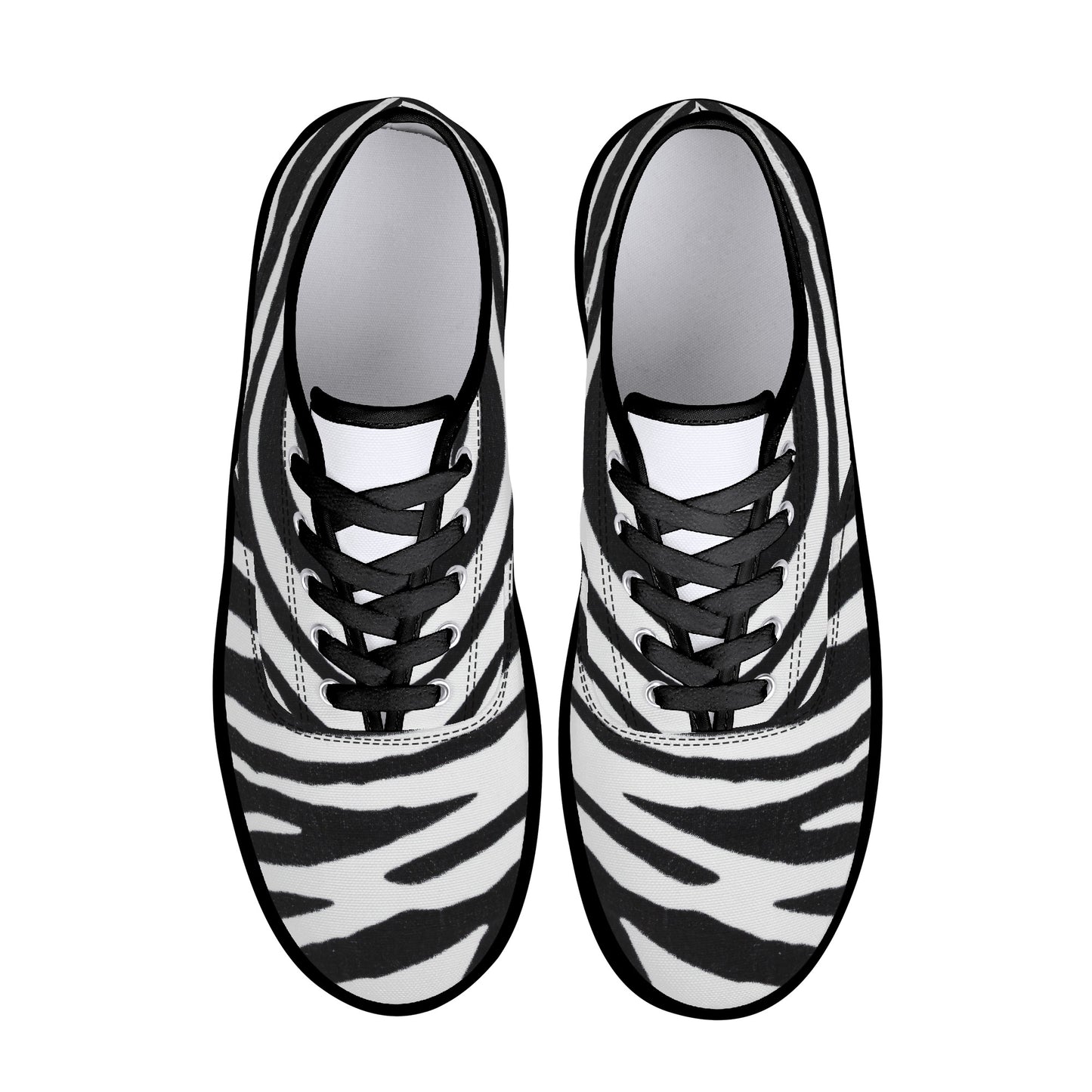 Zebra Print Women's Skate Shoes