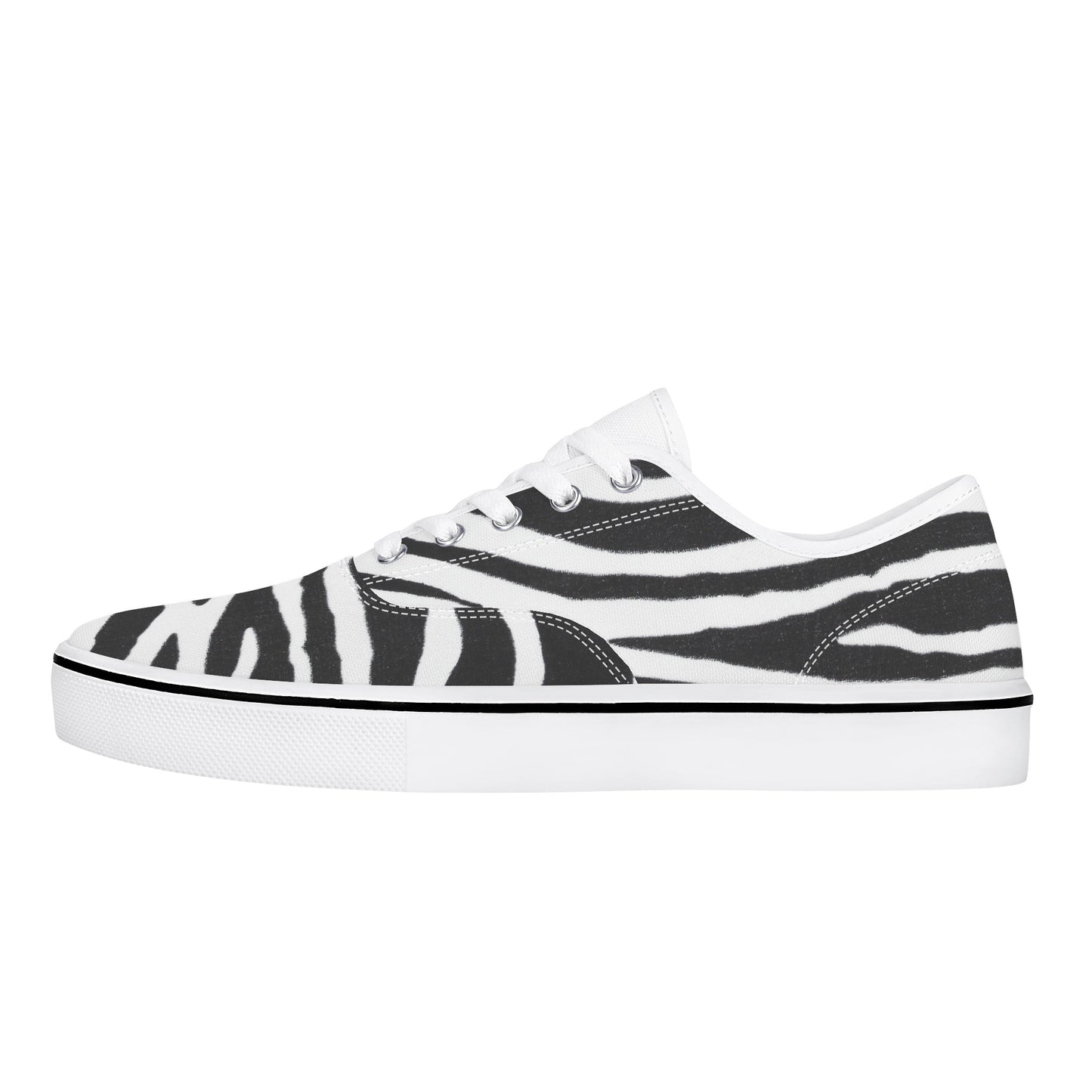 Zebra Print Women's Skate Shoes