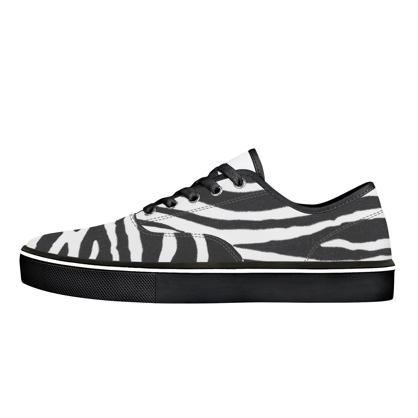 Zebra Print Women's Skate Shoes