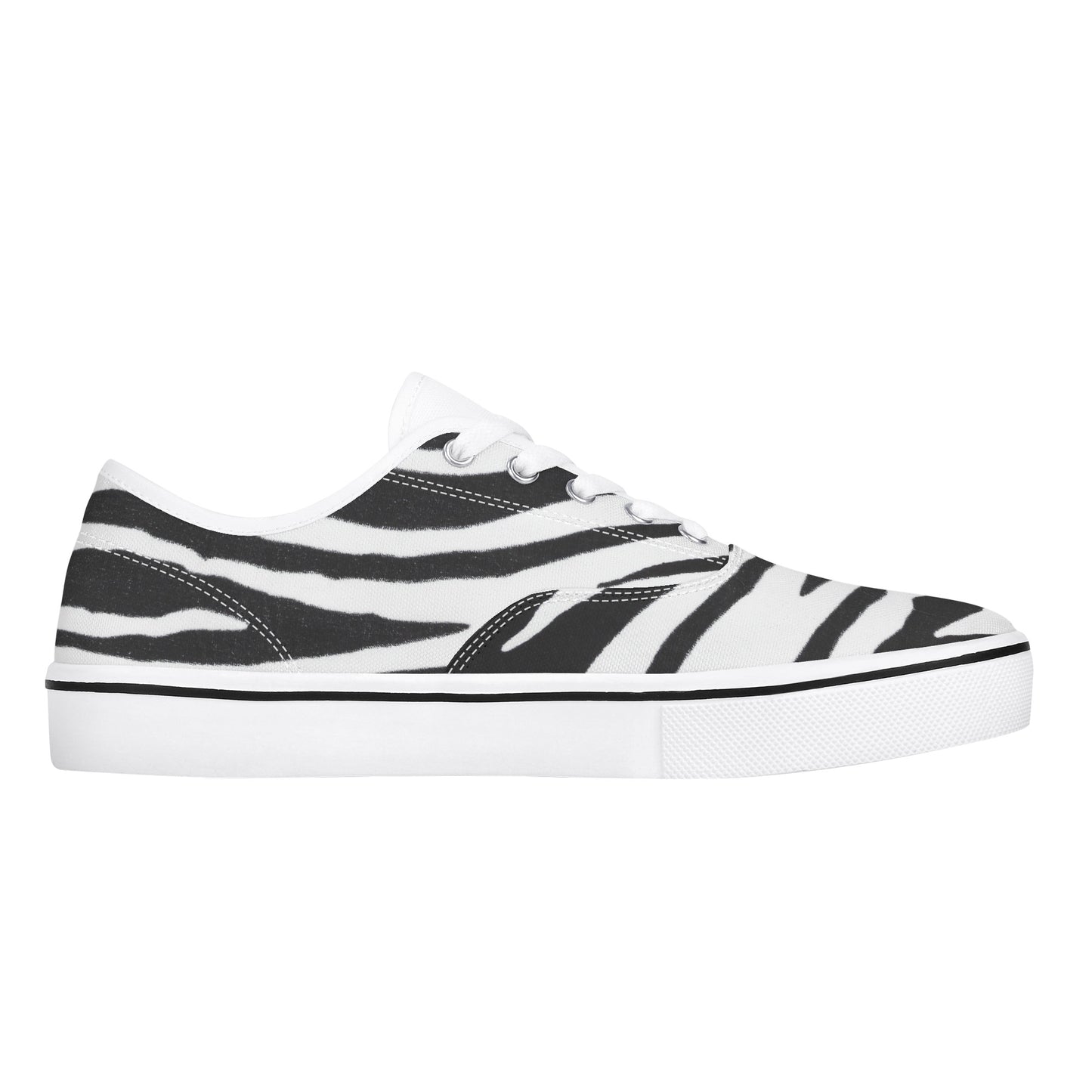 Zebra Print Women's Skate Shoes