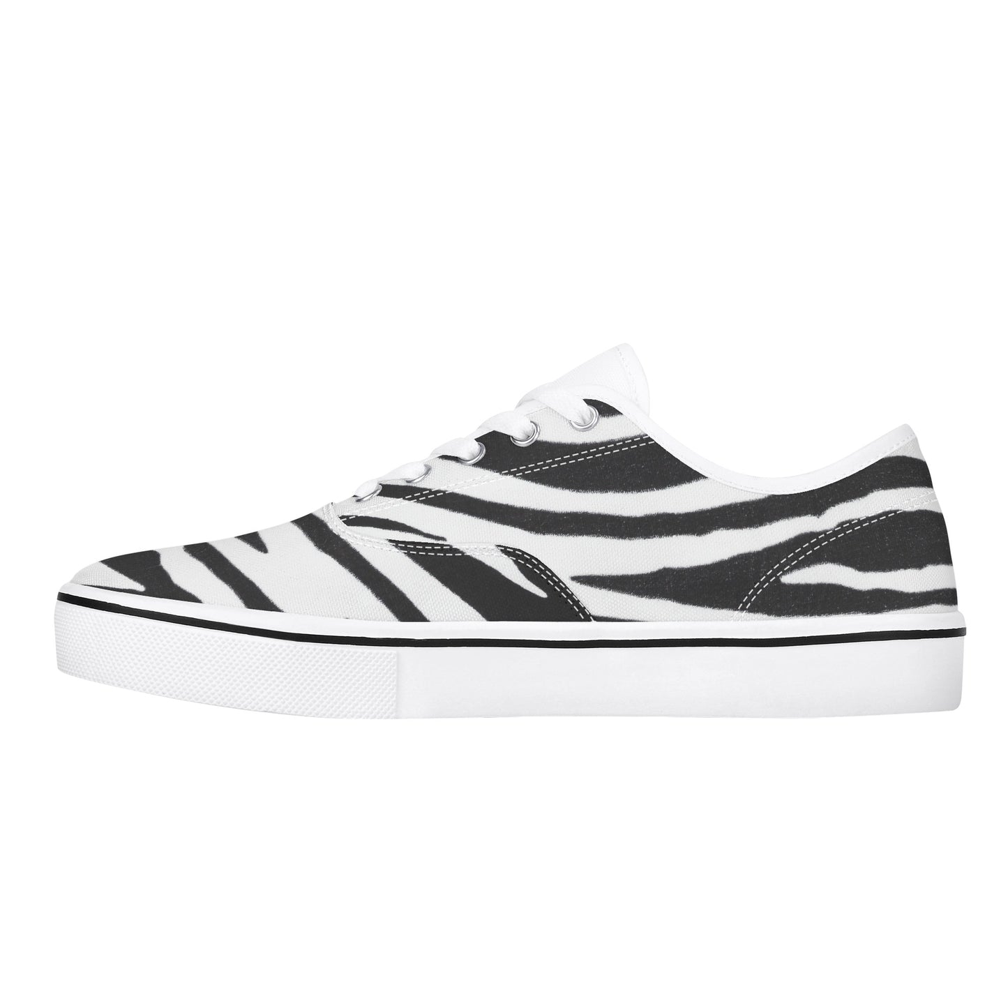 Zebra Print Women's Skate Shoes