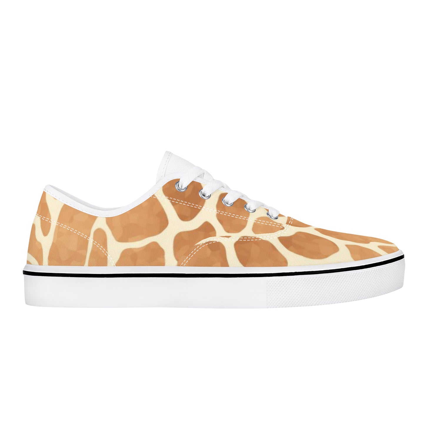 Giraffe Print Women's Skate Shoes