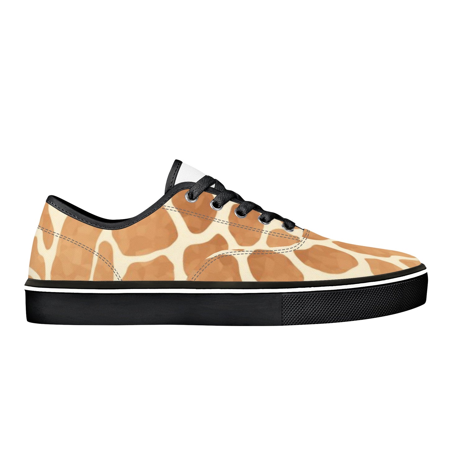 Giraffe Print Women's Skate Shoes