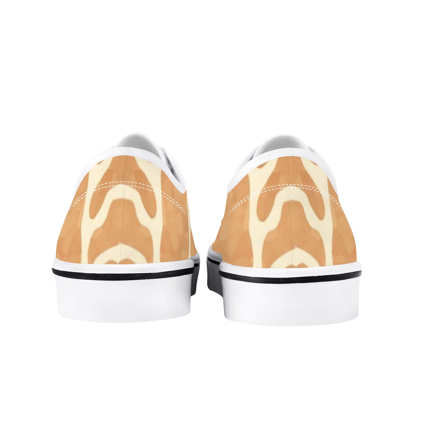 Giraffe Print Women's Skate Shoes