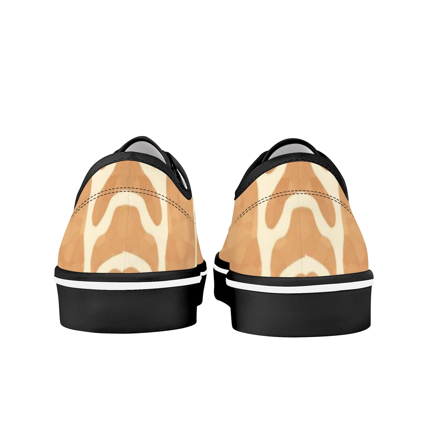 Giraffe Print Women's Skate Shoes