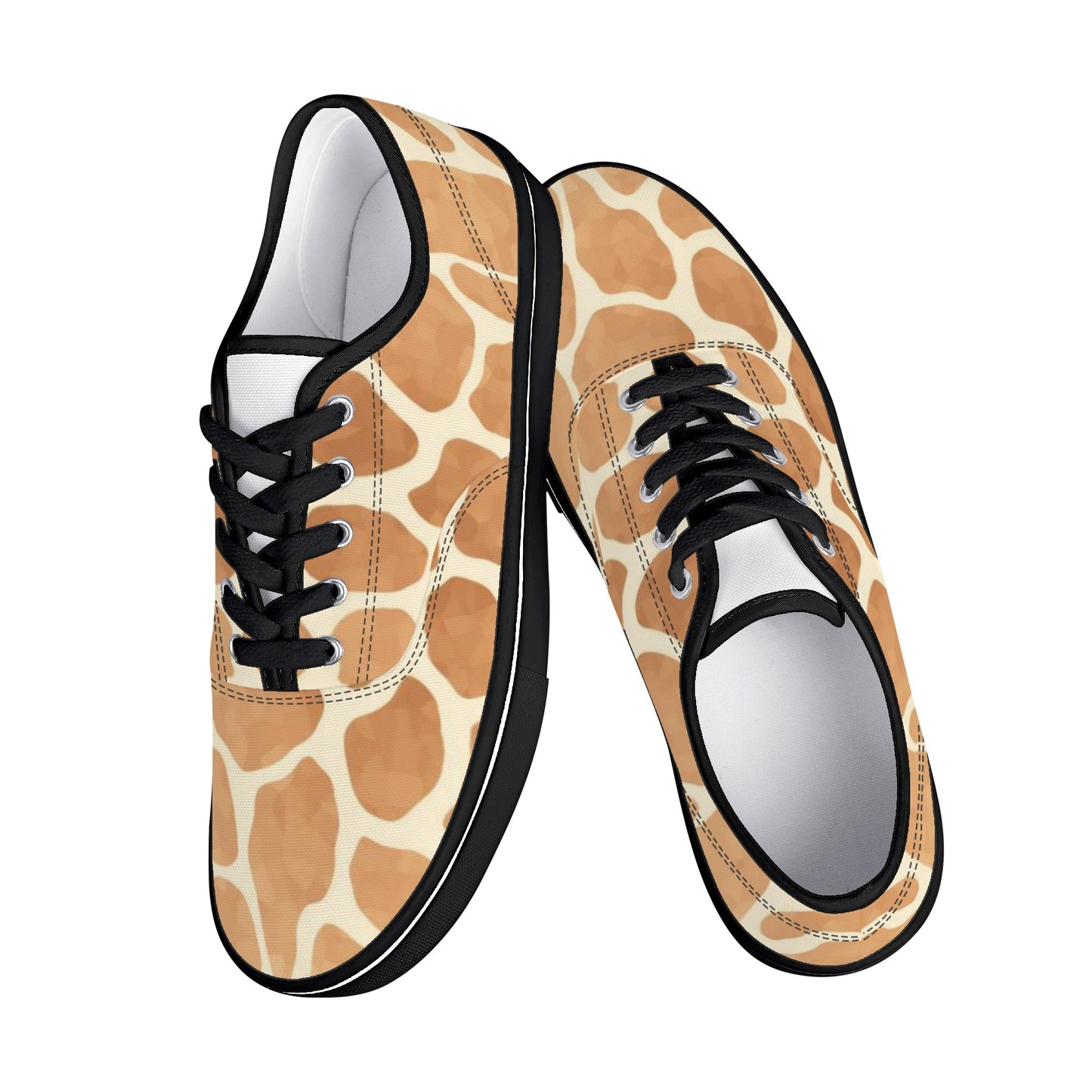 Giraffe Print Women's Skate Shoes